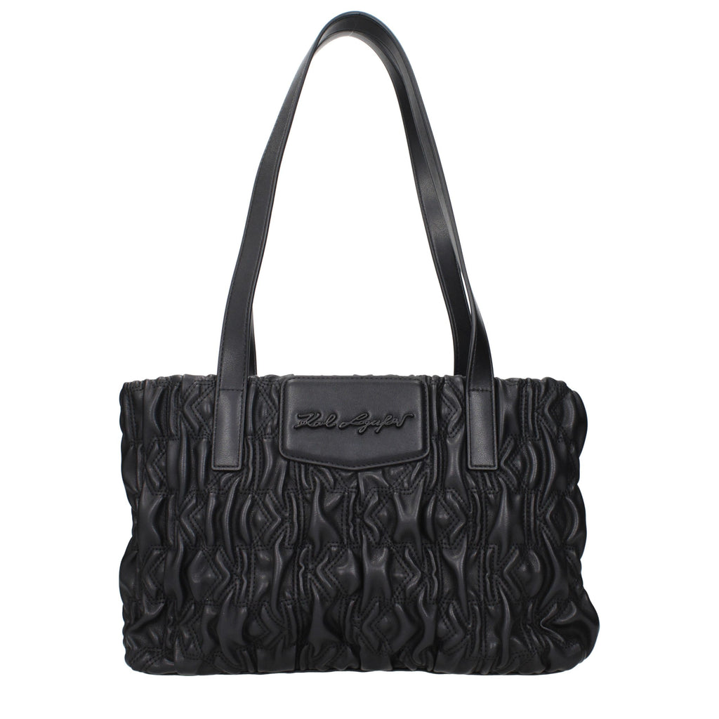 Karl Lagerfeld Black Polyester Shoulder Bag