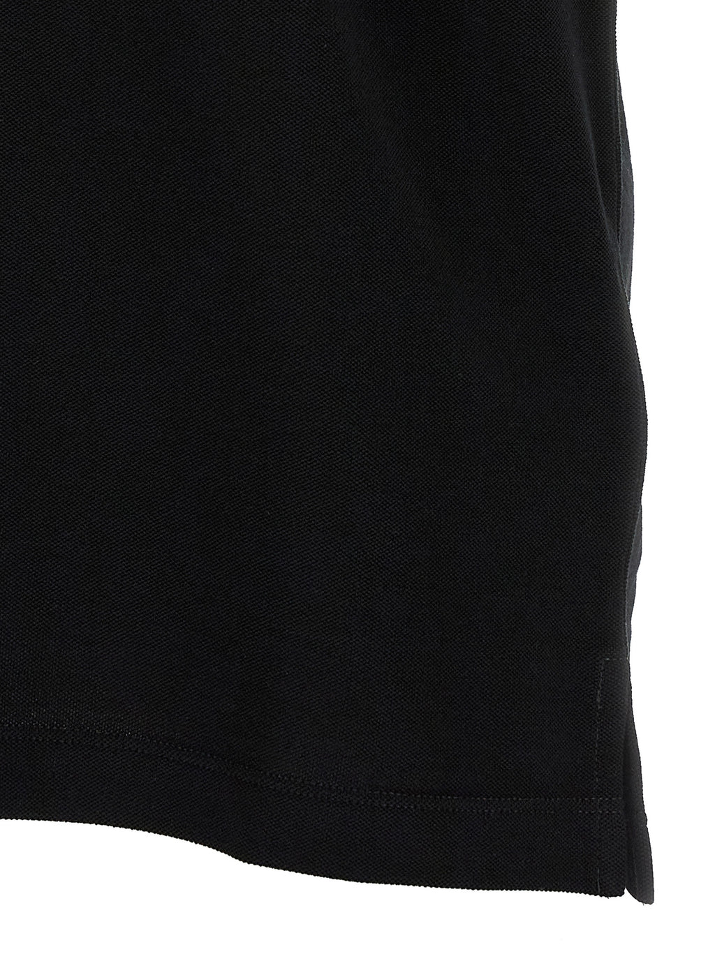 Fendi Black Cotton Polo Shirt