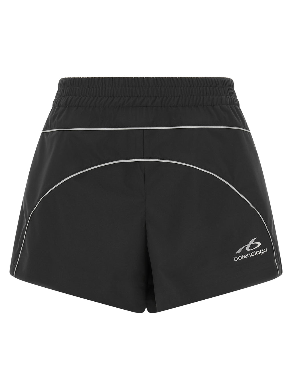 Balenciaga Black Polyester Bermuda Shorts