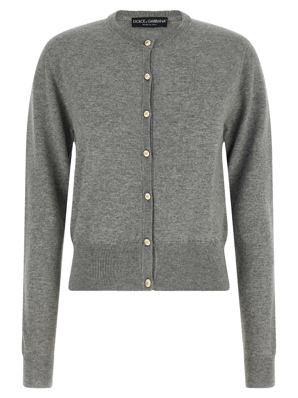 Dolce & Gabbana Gray Cashmere Cardigan