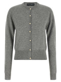 Dolce & Gabbana Gray Cashmere Cardigan