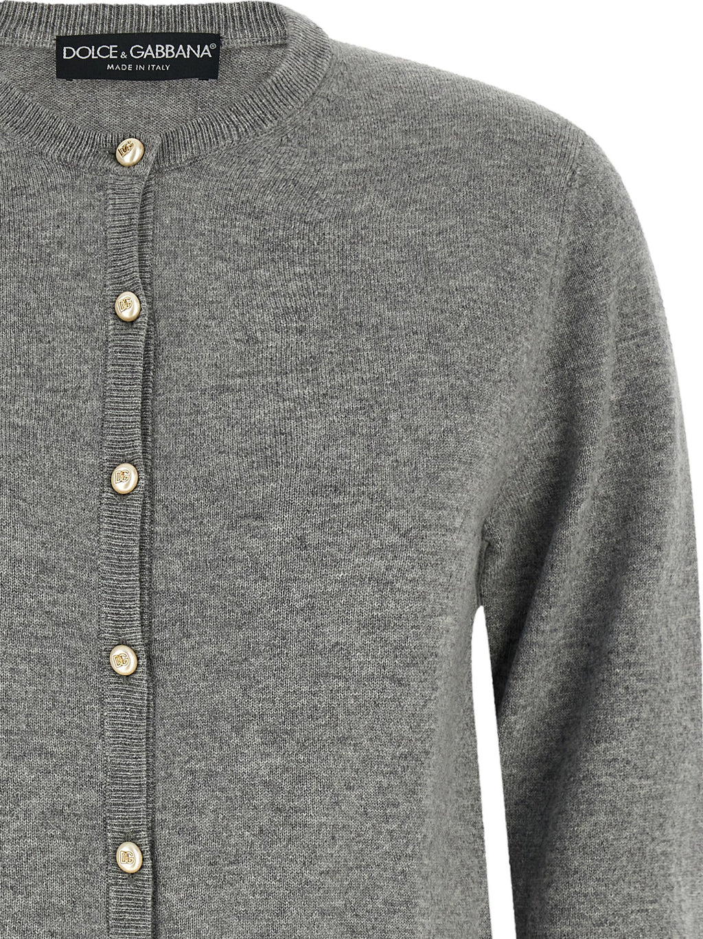 Dolce & Gabbana Gray Cashmere Cardigan