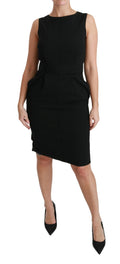 Dolce & Gabbana schwarzes Etuikleid aus Stretchmaterial