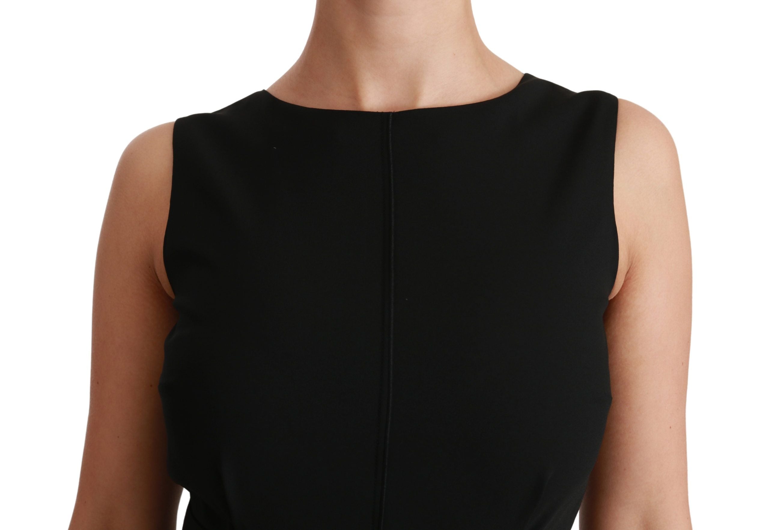 Dolce & Gabbana schwarzes Etuikleid aus Stretchmaterial