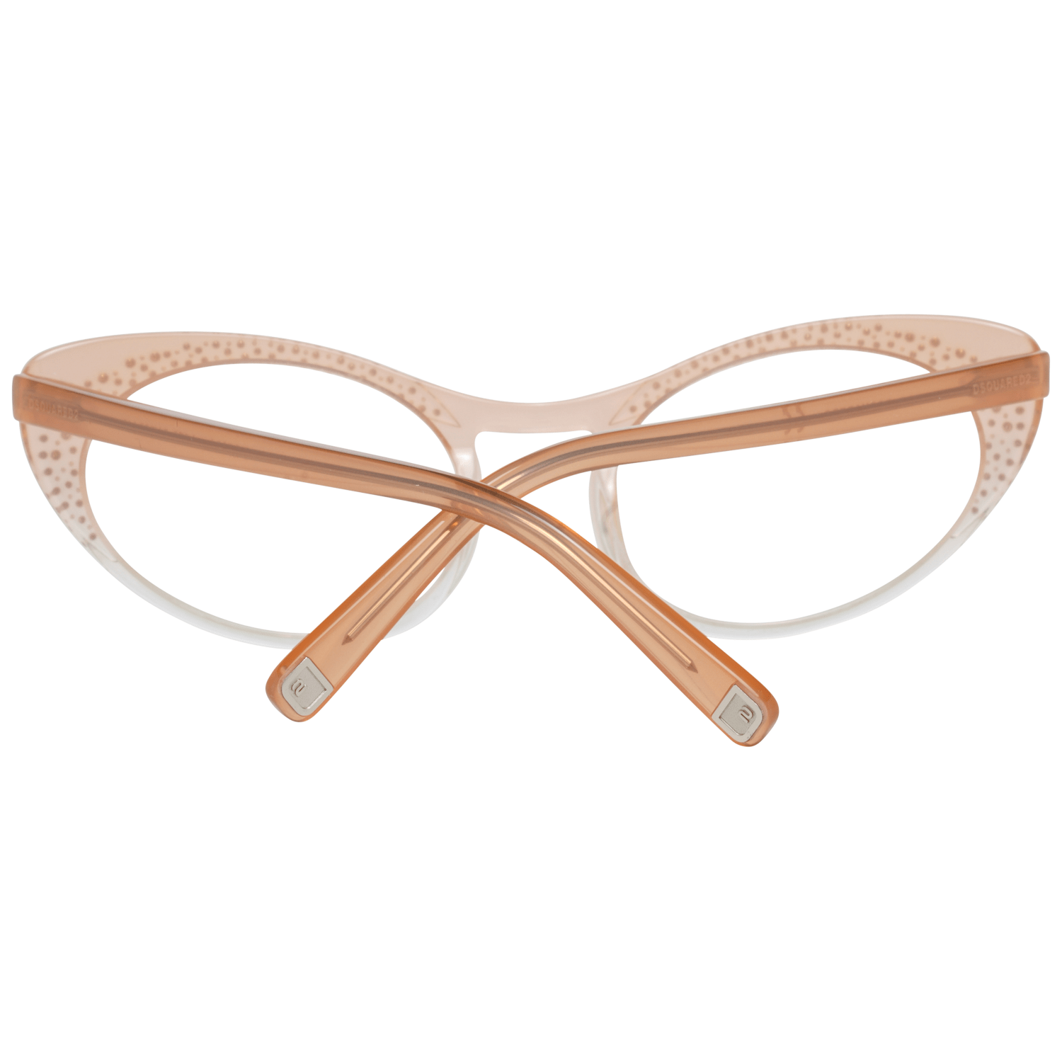 Lunettes pour femmes de couleur rose Dsquared², monture élégante et moderne, visibles sur l'image.
