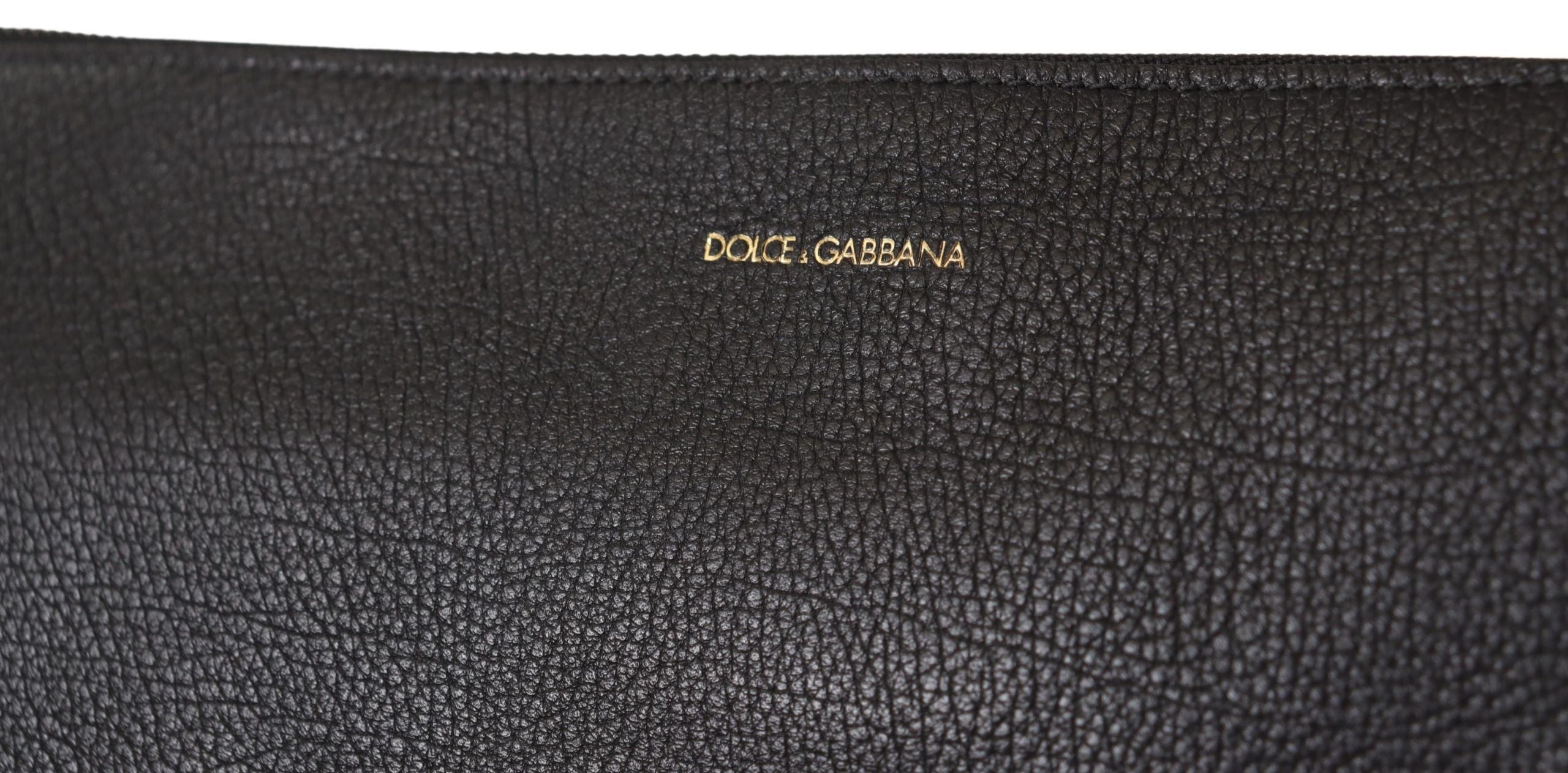 Dolce & Gabbana schwarze Umhängetasche Alta Sartoria aus exotischem Leder