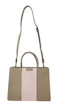 Sac cabas en polyuréthane vert sauge Karl Lagerfeld, sac à bandoulière élégant avec détails modernes et design spacieux.