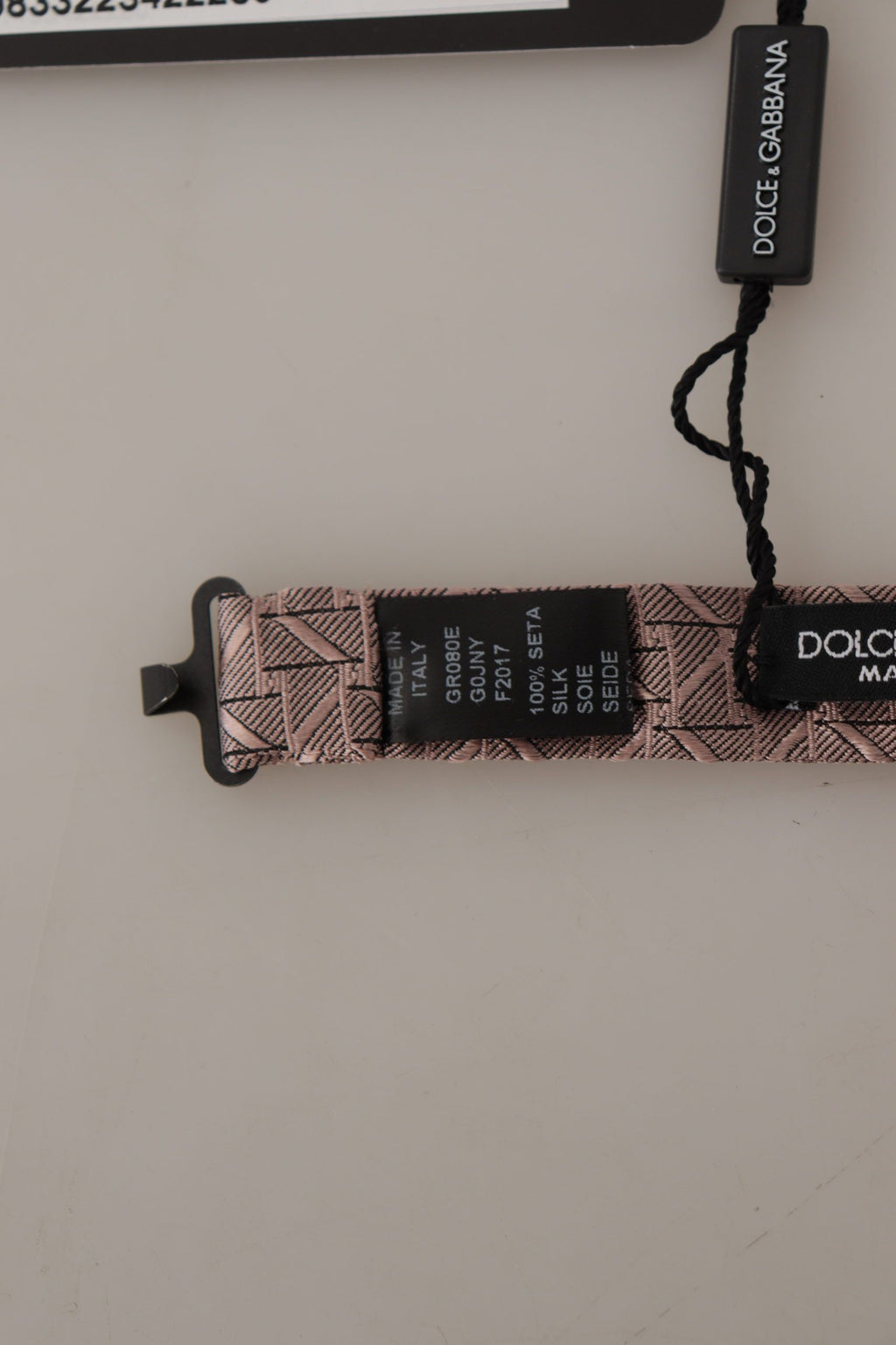 Dolce & Gabbana Brown Fantasy Print Adjustable Neck Papillon Bow Tie