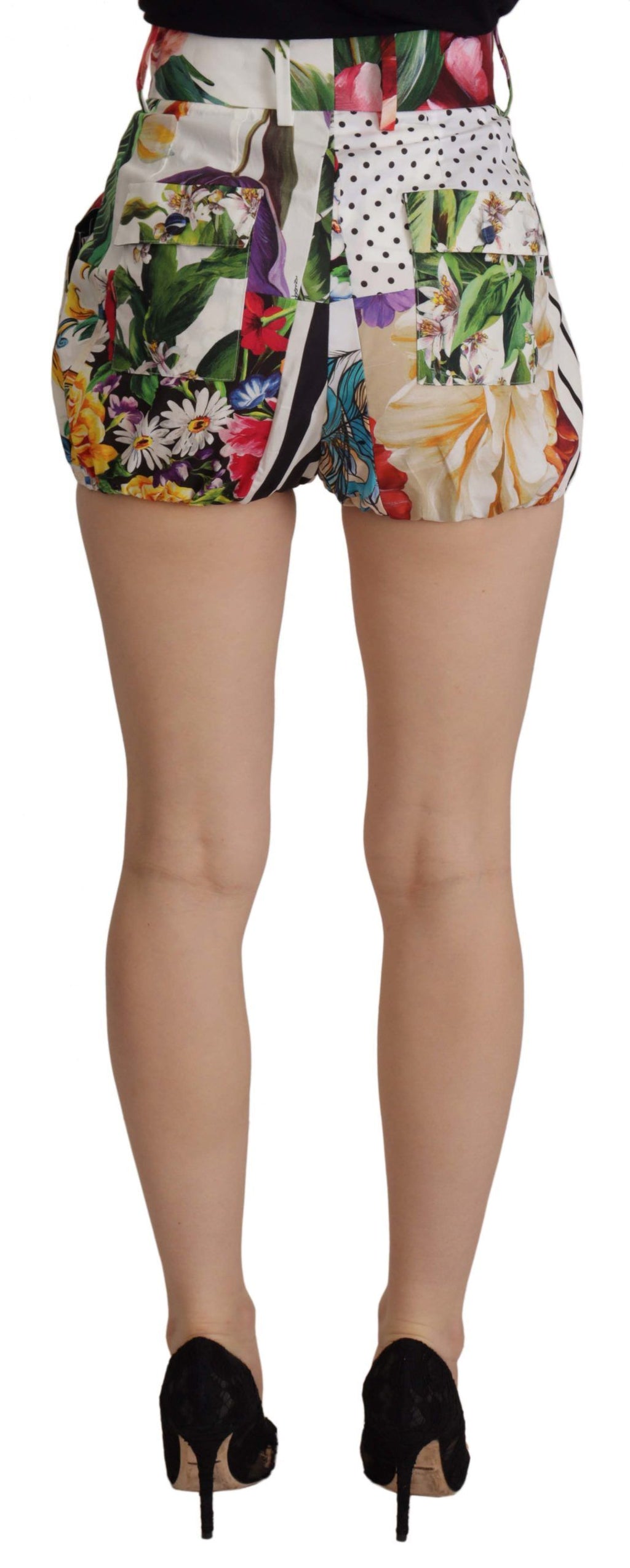 Dolce & Gabbana Mehrfarbige High Waist Hotpants