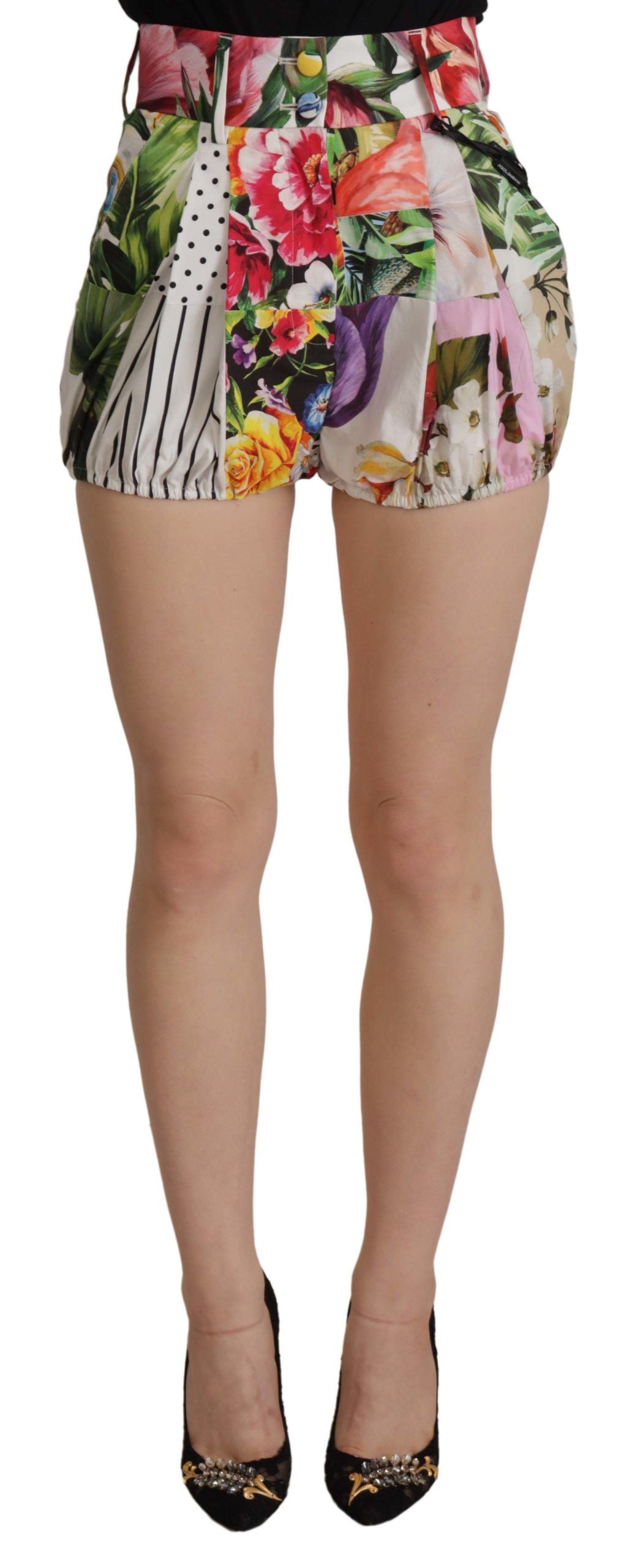 Dolce & Gabbana Mehrfarbige High Waist Hotpants