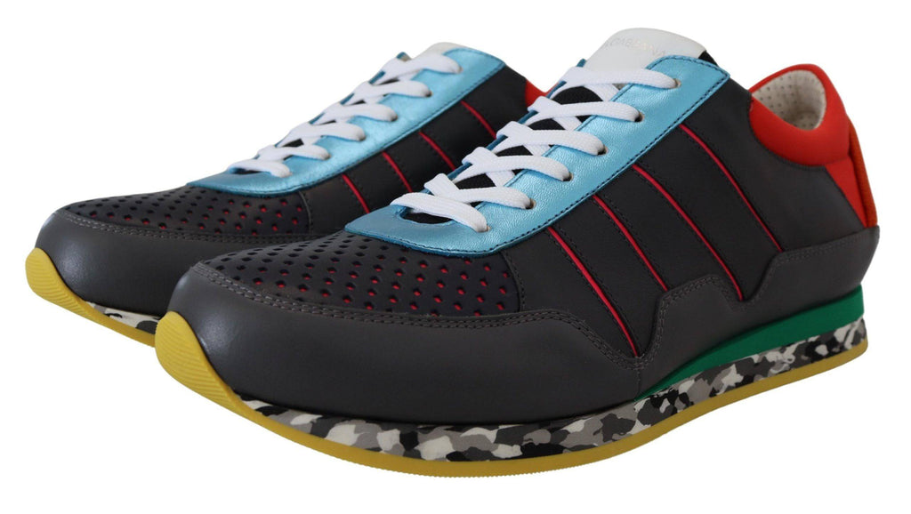 Chaussures sneakers basses multicolores Dolce & Gabbana Sport, style décontracté avec design coloré.