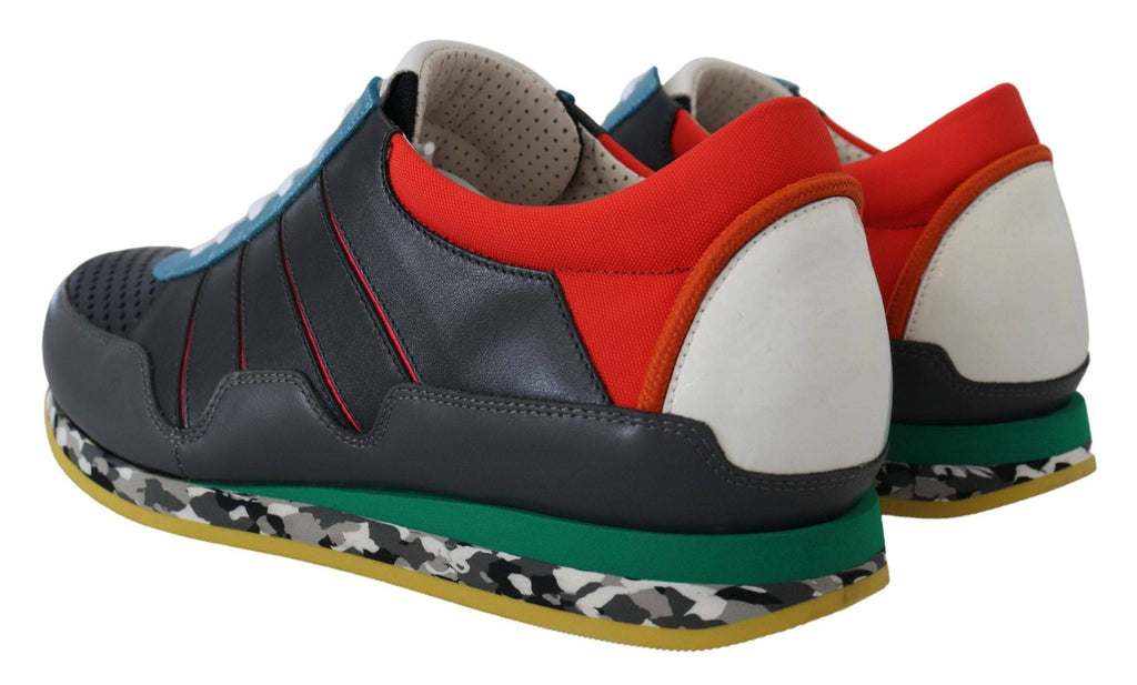 Chaussures de sport basses Dolce & Gabbana multicolores, baskets sport élégantes avec design coloré et moderne.