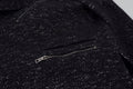 Manteau pour homme Dolce & Gabbana en laine noire, double boutonnage, veste élégante avec col classique.