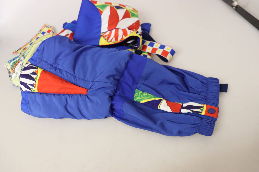 Pantalon de neige multicolore imprimé de Dolce & Gabbana, style décontracté avec motif coloré et coupe élégante.