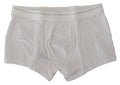 Sous-vêtements boxers Dolce & Gabbana en coton mélangé blanc, coupe régulière et confortable, visible sur l'image.