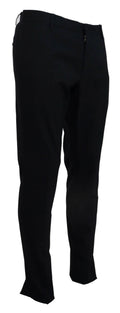 Robe moulante en laine bleue Dolce & Gabbana, style formel, ajustement slim, pour homme.