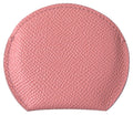 Dolce & Gabbana Pink Calfskin Leather Round Mirror Holder