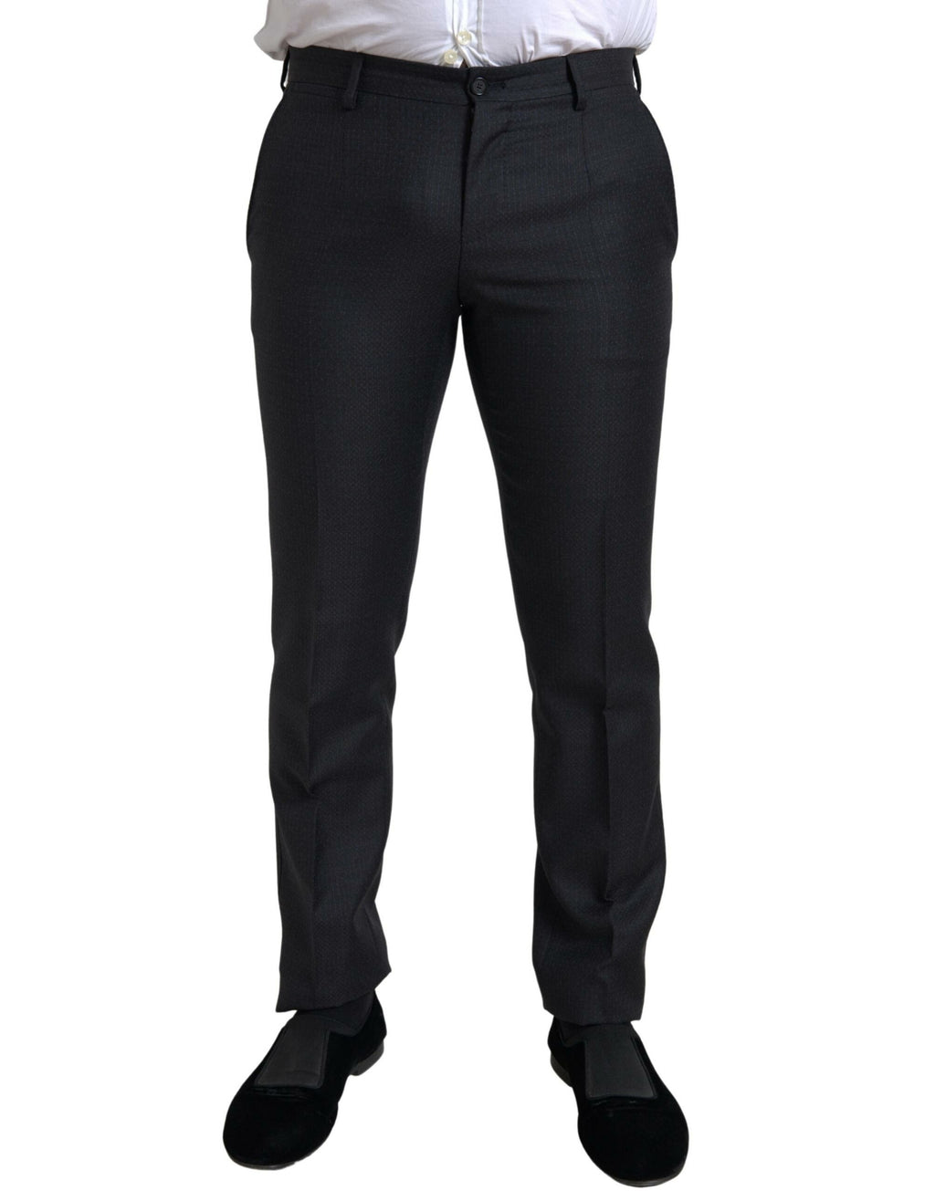 Costume Martini noir Dolce & Gabbana à 3 pièces, à simple boutonnage, élégant et chic pour homme.