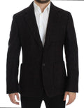 Blazer en alpaga Bordeaux de Dolce & Gabbana avec deux boutons, élégant et sophistiqué, porté sur un mannequin.