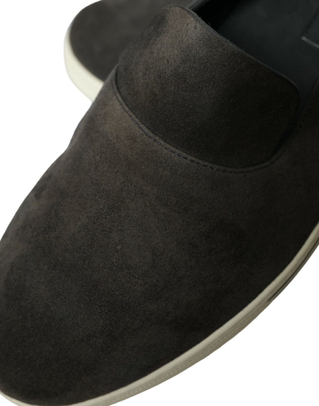 Mocassins pour homme Dolce & Gabbana en daim bleu avec détails en caïman, chaussures élégantes et confortables.