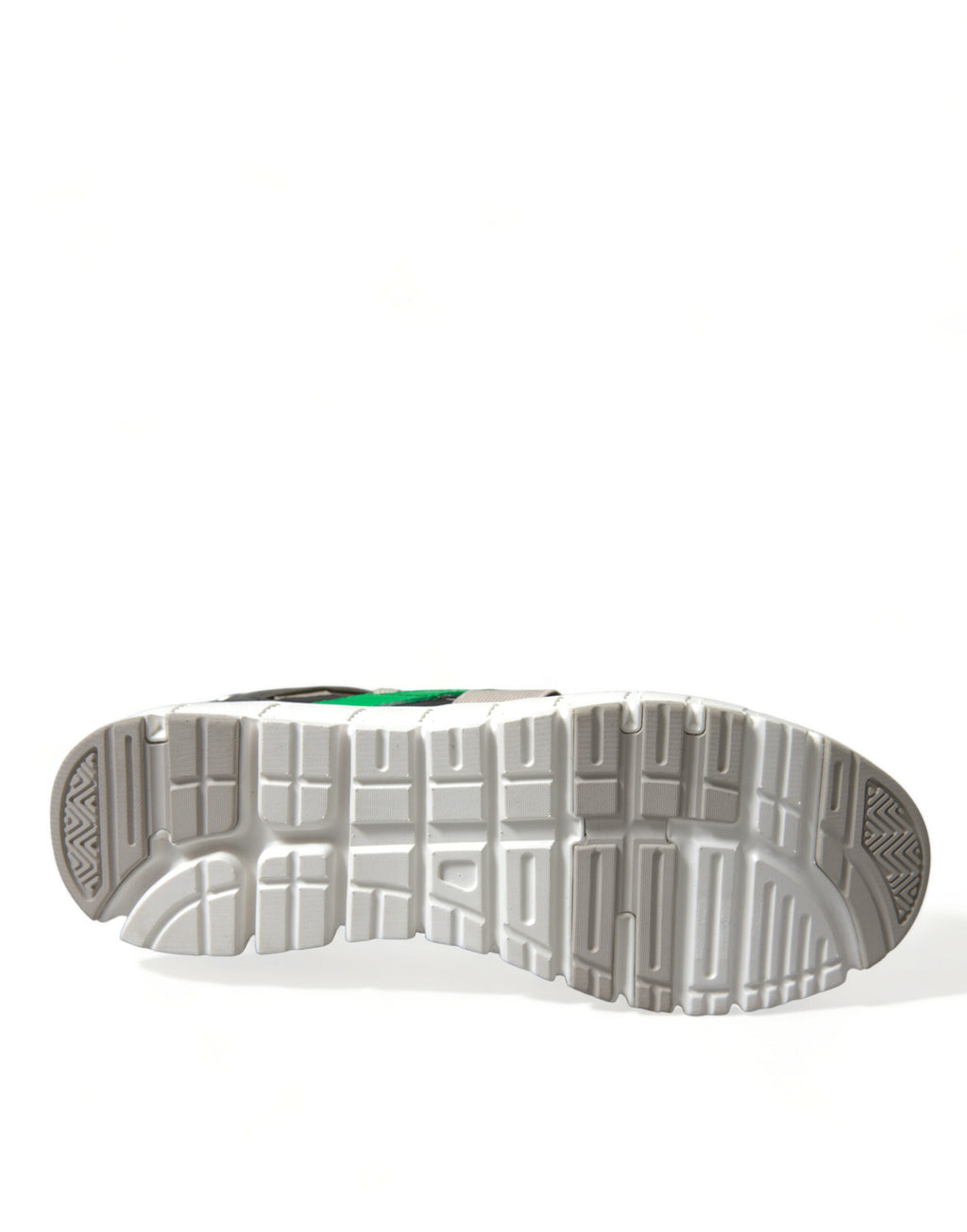 Chaussures basses en cuir et daim multicolores de Dolce & Gabbana, sneakers élégants pour homme.