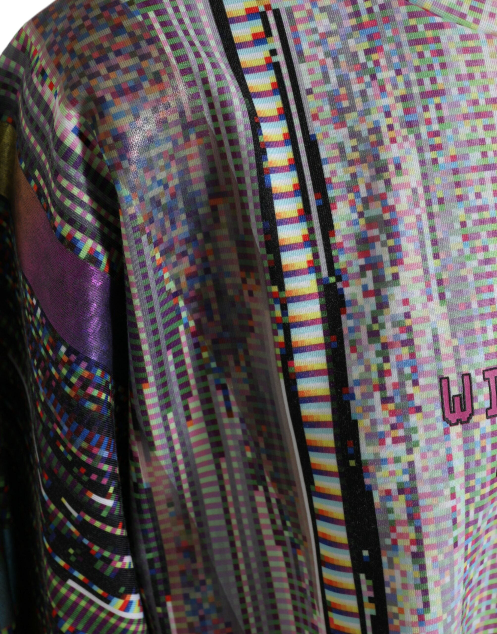 T-shirt Dolce & Gabbana multicolore avec impression "With Love Always" et logo, vue de face.