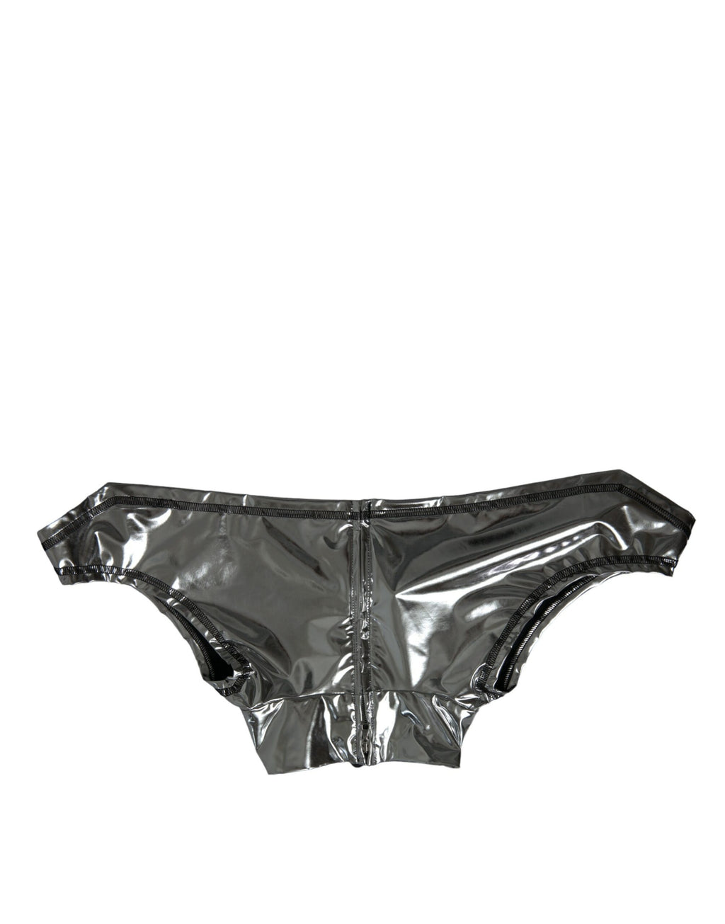 Haut en polyester stretch gris de Dolce & Gabbana, finition élégante et ajustée, à porter pour un style sophistiqué.