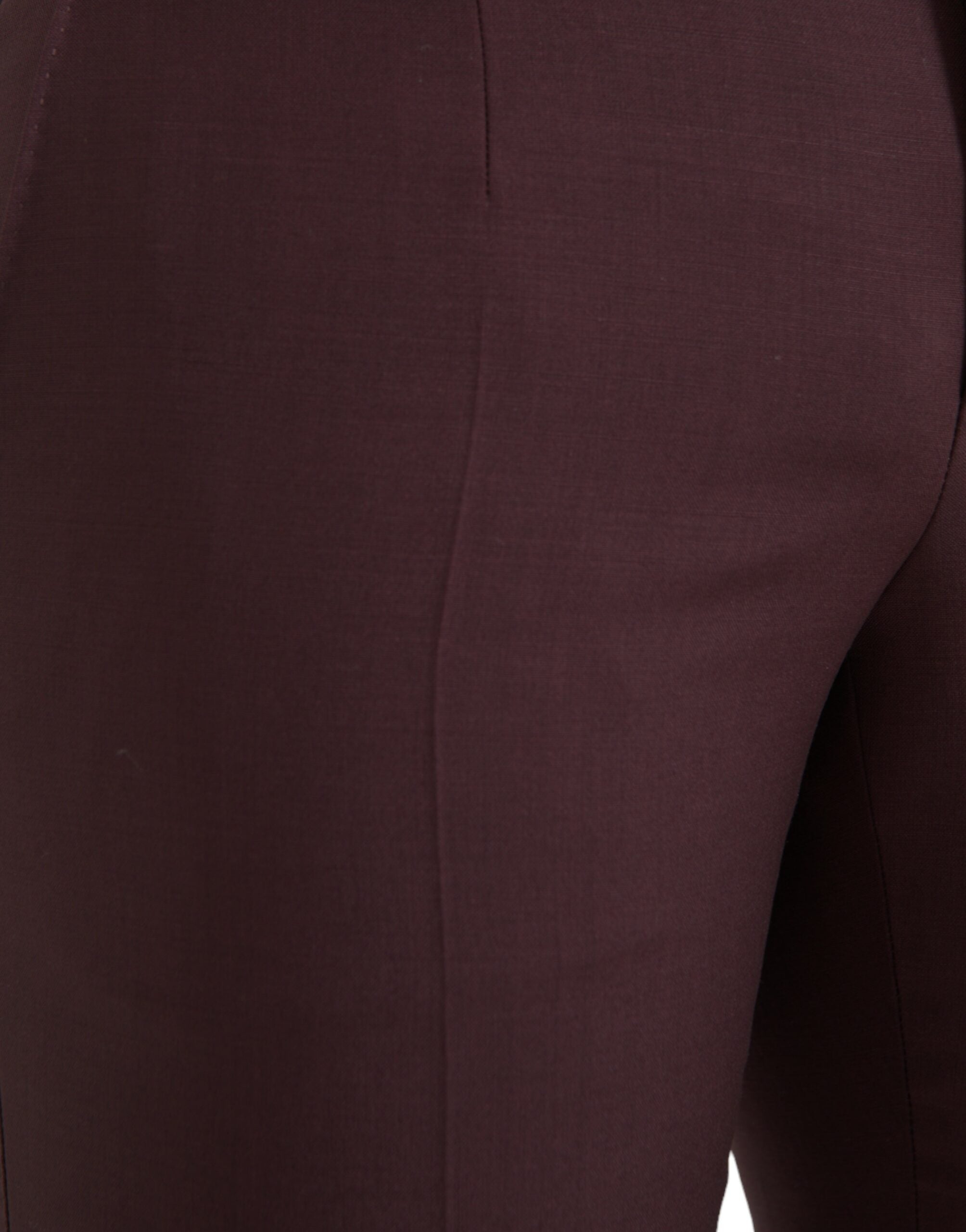 Pantalon slim en laine marron pour homme de Dolce & Gabbana, style élégant et ajusté, visible sur l'image.