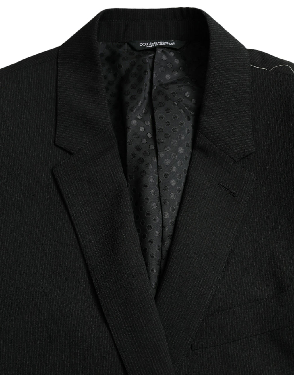 Blazer bleu Dolce & Gabbana MARTINI à un bouton, style élégant et moderne, porté sur un mannequin.