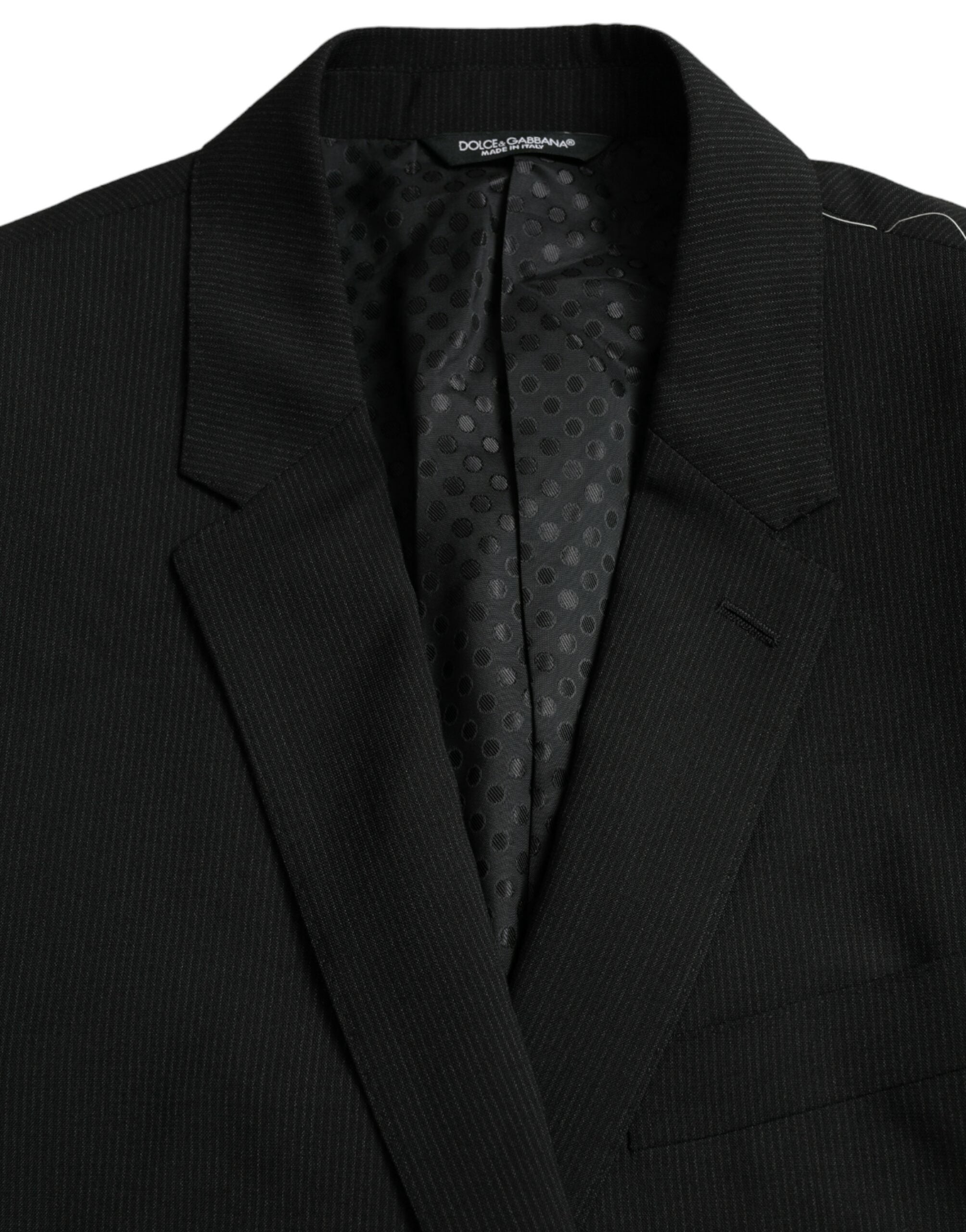 Blazer bleu Dolce & Gabbana MARTINI à un bouton, style élégant et moderne, porté sur un mannequin.
