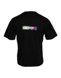 T-shirt noir Dolce & Gabbana avec motif "With Love Always" à col rond, vue de face.