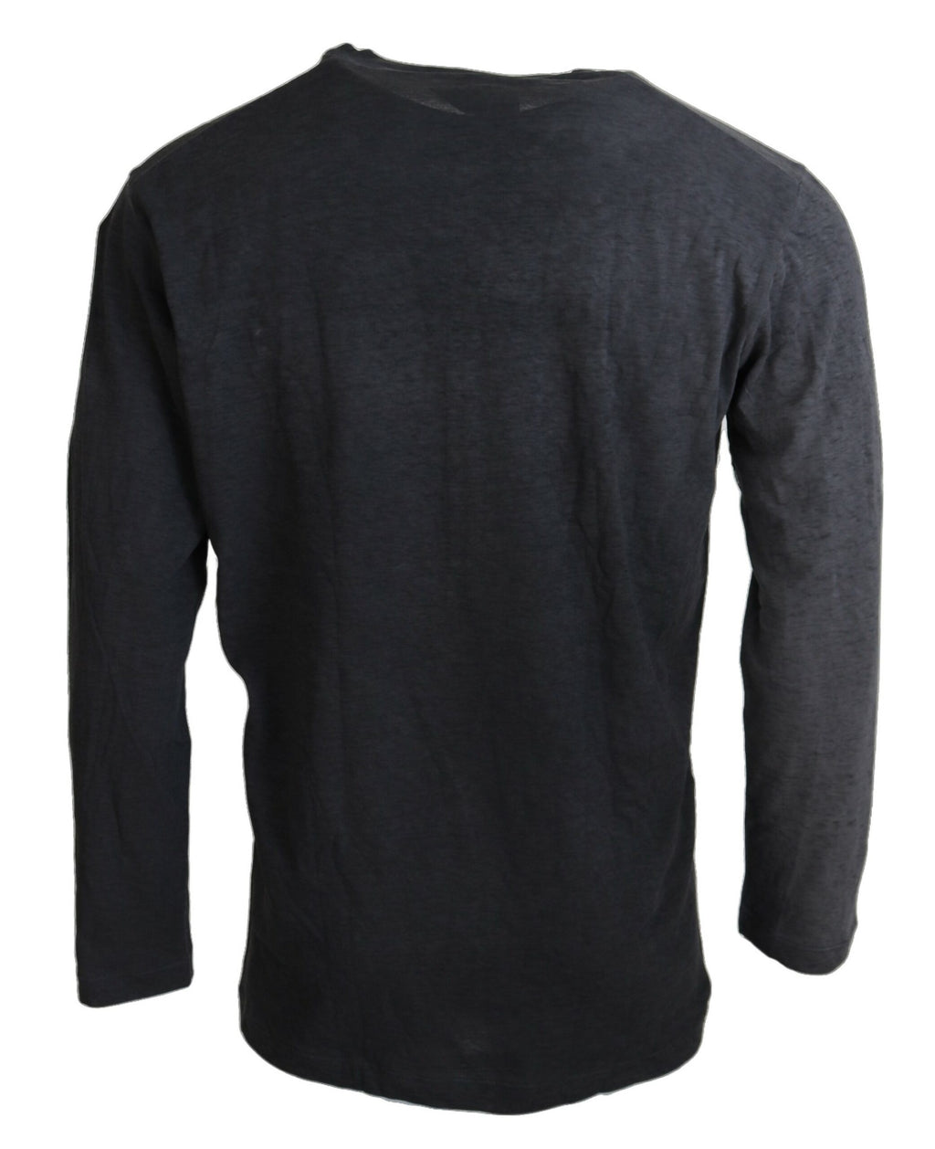 Pull-over noir en coton et lin à manches longues de Dsquared², doux et confortable, idéal pour un style décontracté.
