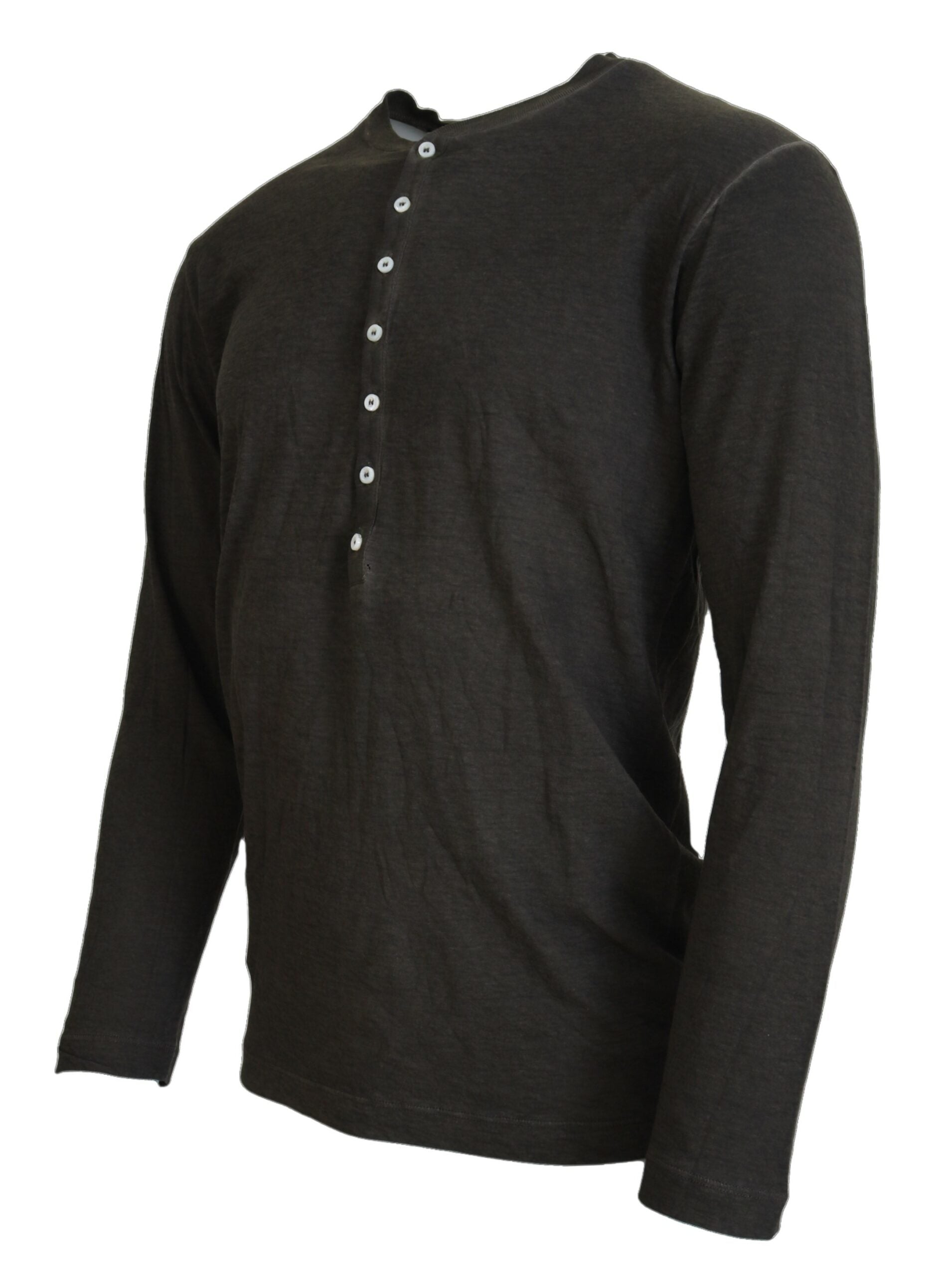 Pull en coton et lin gris de Dsquared² avec manches longues, confortable et élégant, pour un style décontracté.