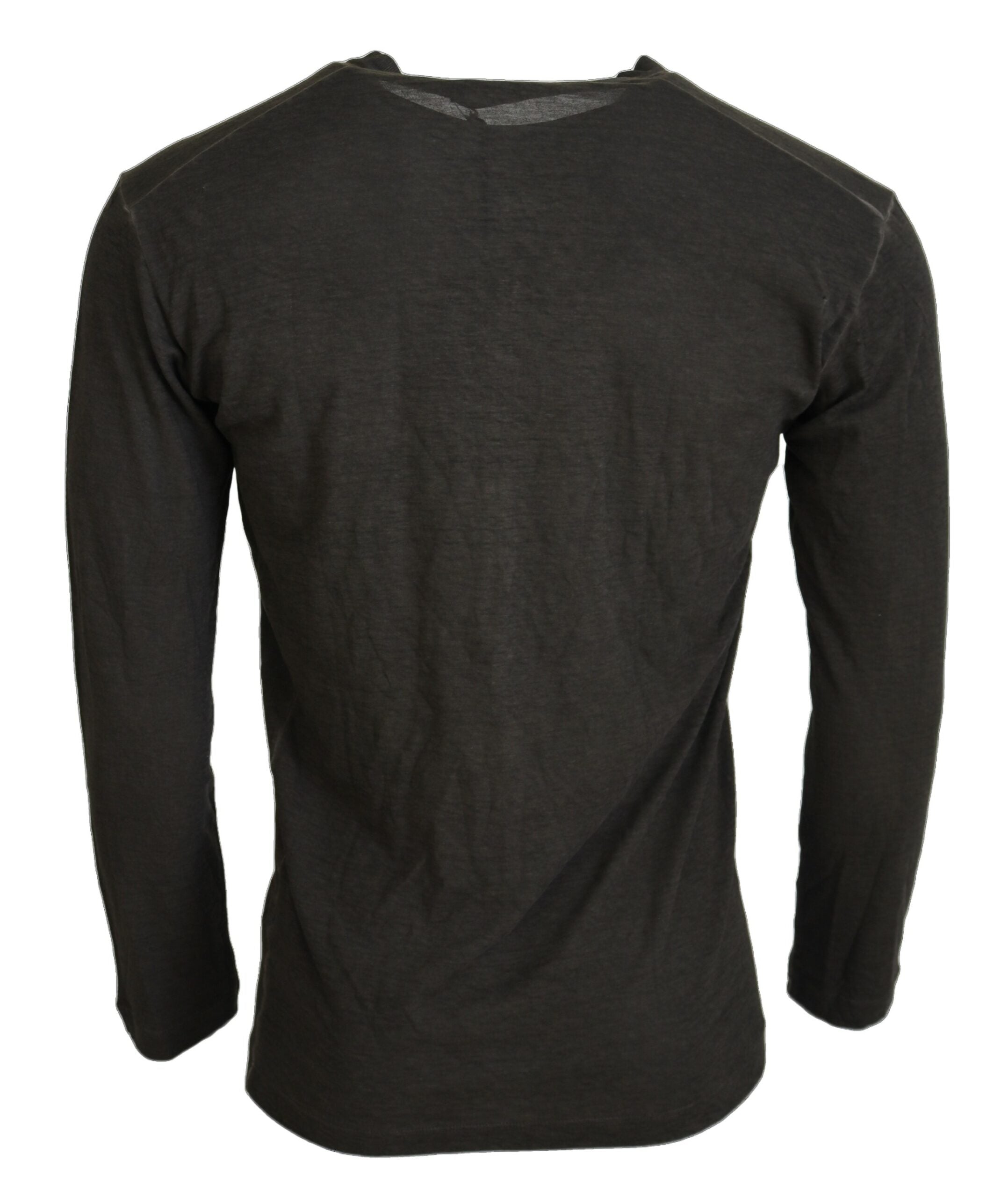 Pull gris en coton et lin à manches longues de Dsquared², pull-over décontracté avec style contemporain.