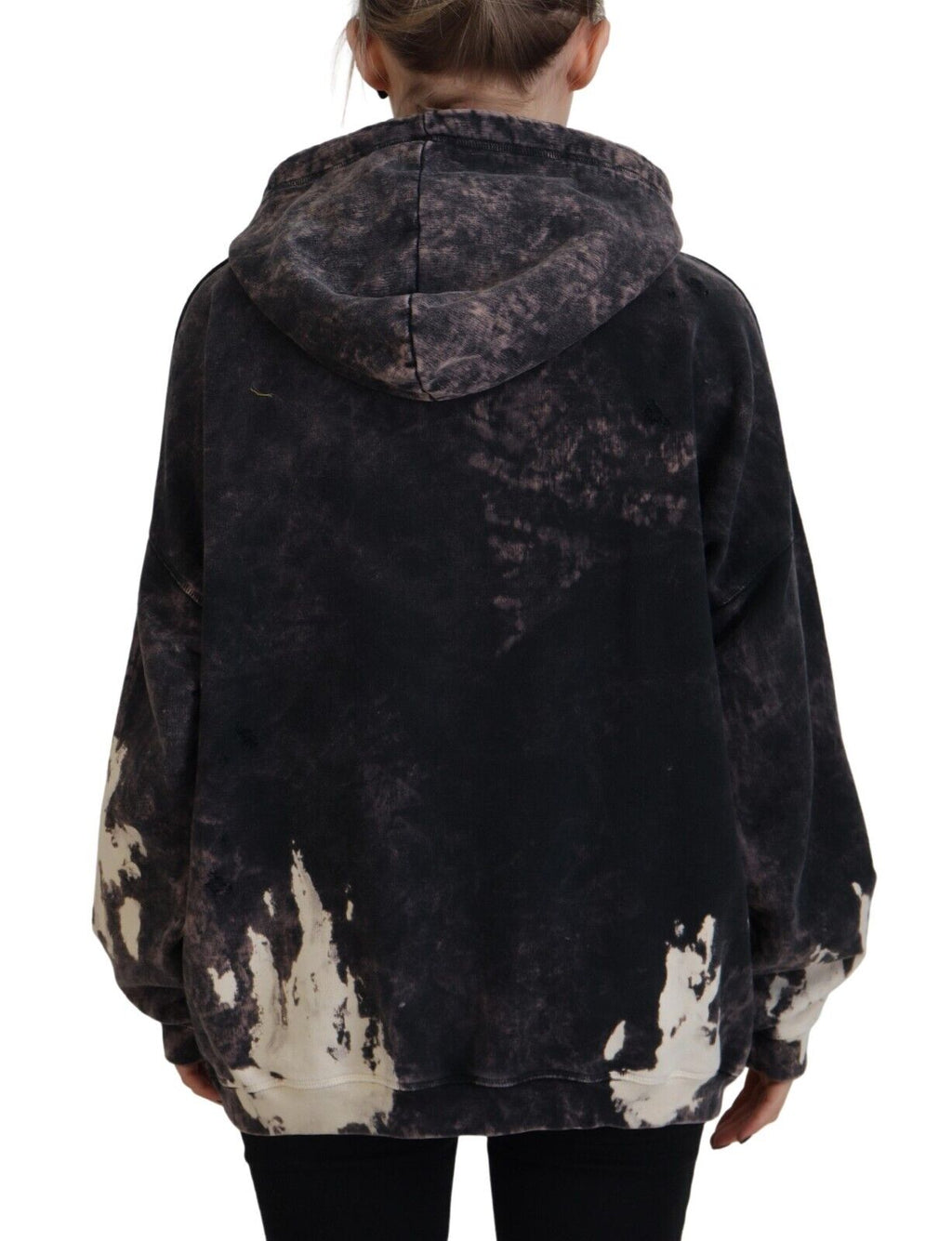 Sweat à capuche en coton multicolore Dsquared², pull décontracté avec motif coloré, idéal pour un style moderne et confortable.