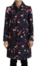 Manteau long à motifs multicolores pour femme de Dsquared², blazer élégant avec coupe moderne et détails colorés.
