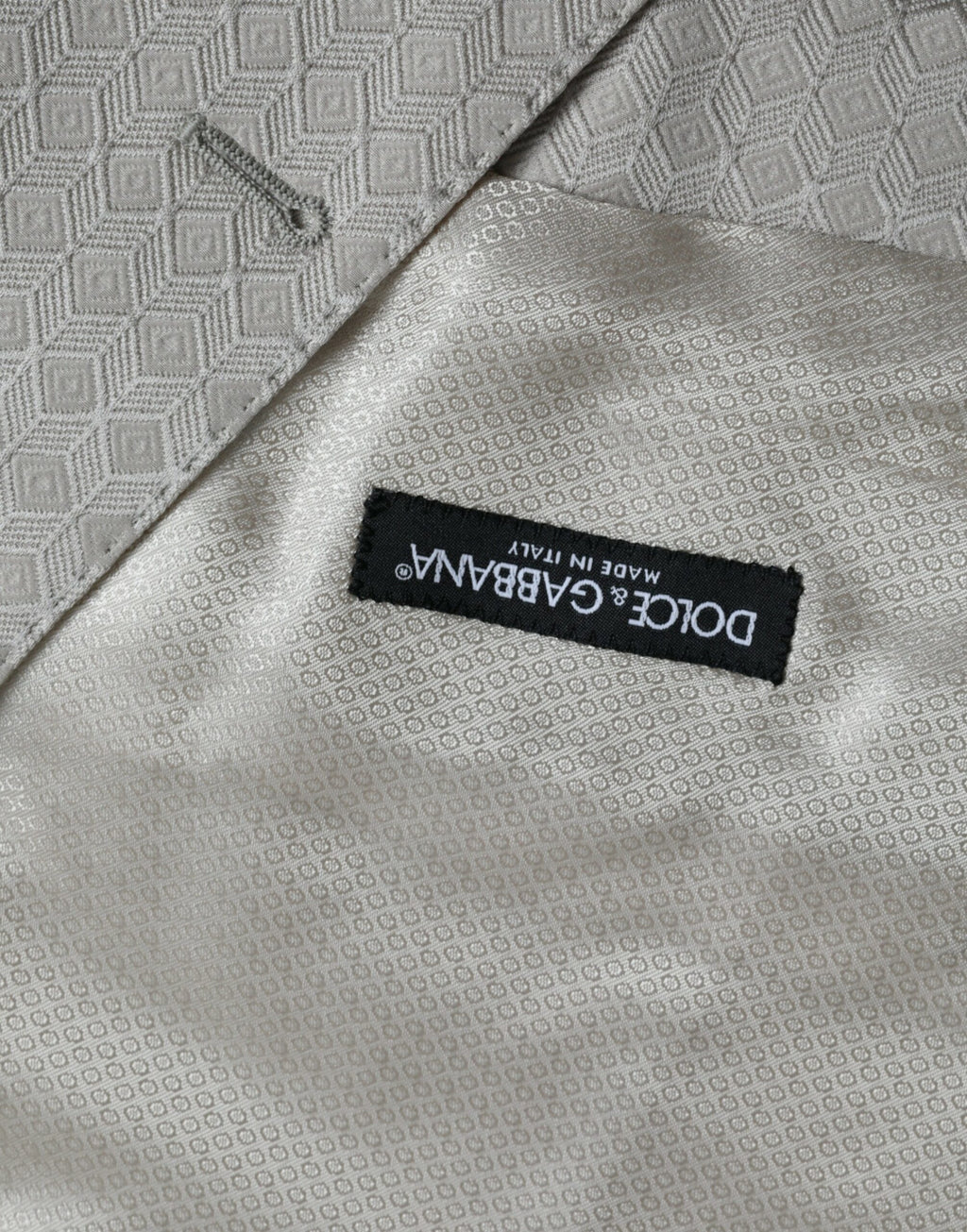 Gilet de costume blanc en coton Dolce & Gabbana, robe sans manches élégante pour occasions formelles.