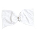 Top de maillot de bain en nylon blanc Dolce & Gabbana, maillot de bain deux pièces pour la plage.