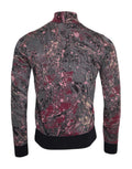 Pull à col roulé pour homme Dolce & Gabbana avec motif graphique multicolore, haut de gamme et tendance.