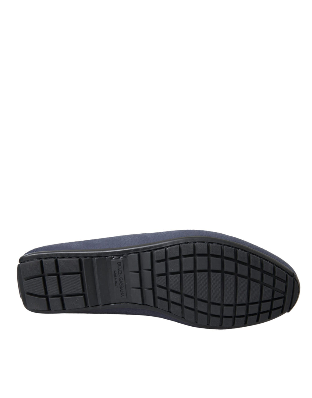 Chaussures mocassins Dolce & Gabbana en cuir de veau bleu, slip-on élégants et confortables, pour un look sophistiqué.
