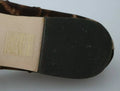 Chaussures ballerines en soie à motifs léopard marron de Dolce & Gabbana, élégantes et confortables.