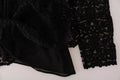 Chemisier noir en dentelle à manches longues de Dolce & Gabbana, en nylon, élégant et sophistiqué.