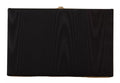 Sac pochette Dolce & Gabbana en soie noire avec cadre doré, parfait pour soirée et événements élégants.