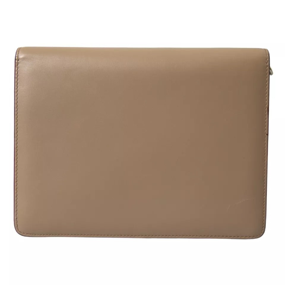 Sac à bandoulière en cuir multicolore Dolce & Gabbana Lucia avec détails élégants et design sophistiqué.
