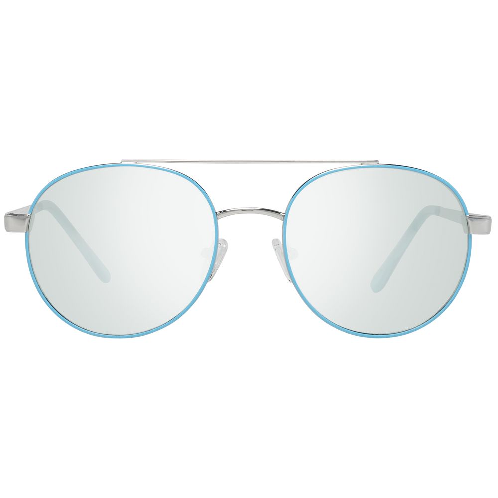 Lunettes de soleil en métal turquoise Guess avec monture élégante et design moderne, pour un style tendance et sophistiqué.