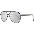 Lunettes de soleil métalliques grises Guess avec monture élégante et branches fines, mode et protection solaire raffinée.