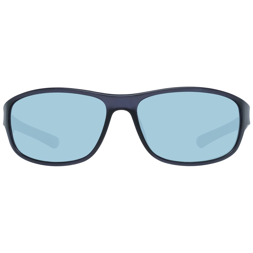 Lunettes de soleil en plastique gris de marque Guess avec monture élégante et moderne, vue de face dans l'image.
