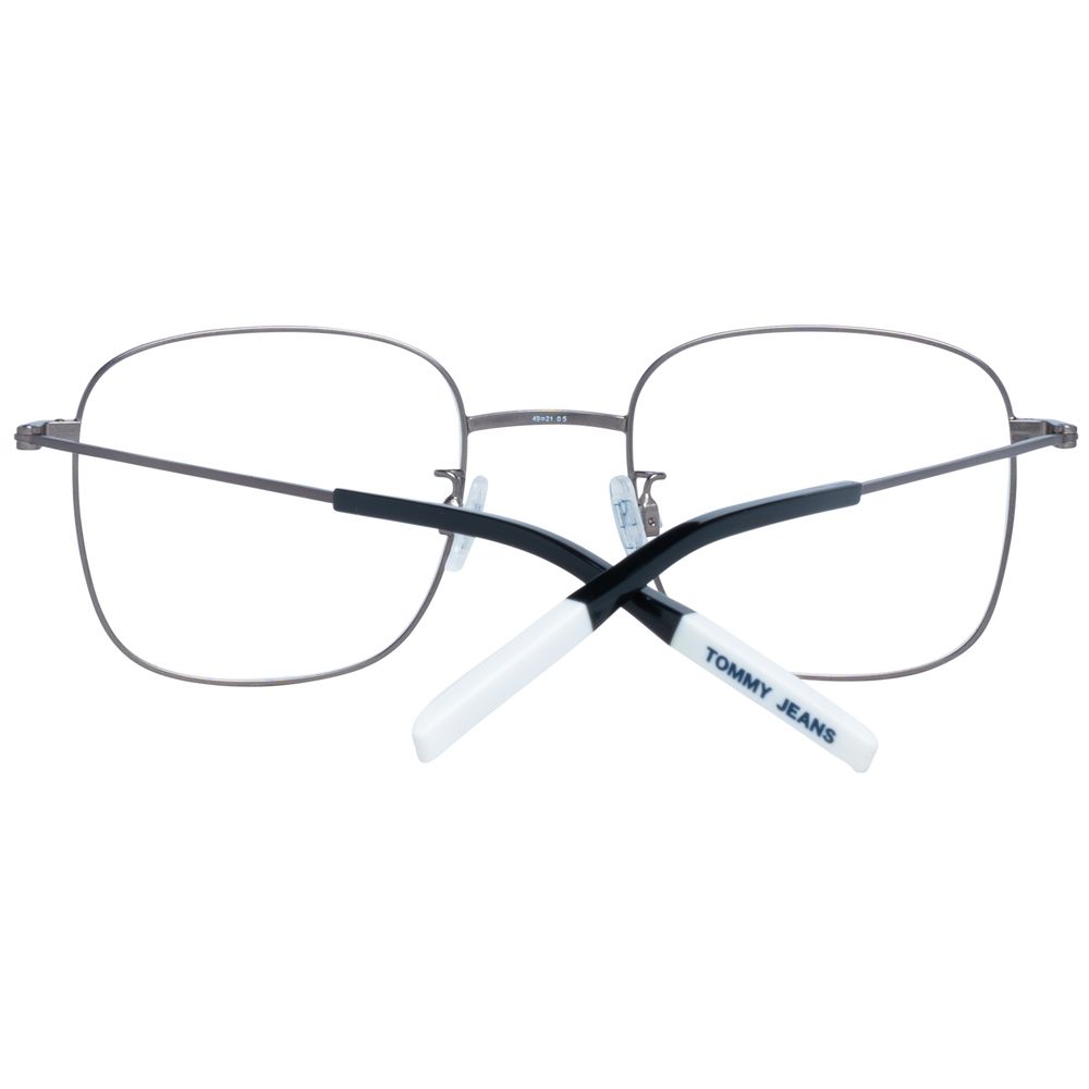 Tommy Hilfiger Brille (Gestell) aus grauem Metall und Kunststoff