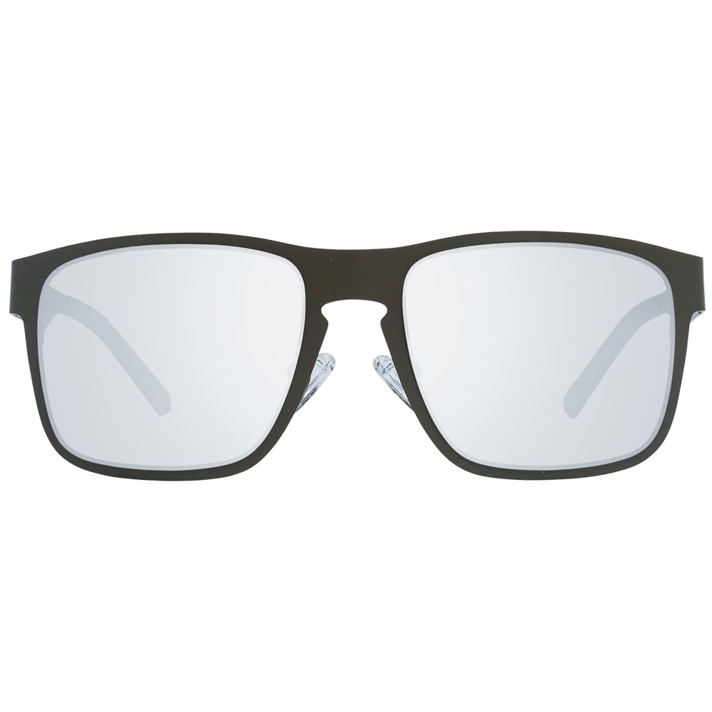 Lunettes de soleil en métal gris Guess, style élégant avec monture en métal et verres ombrés pour un look sophistiqué.