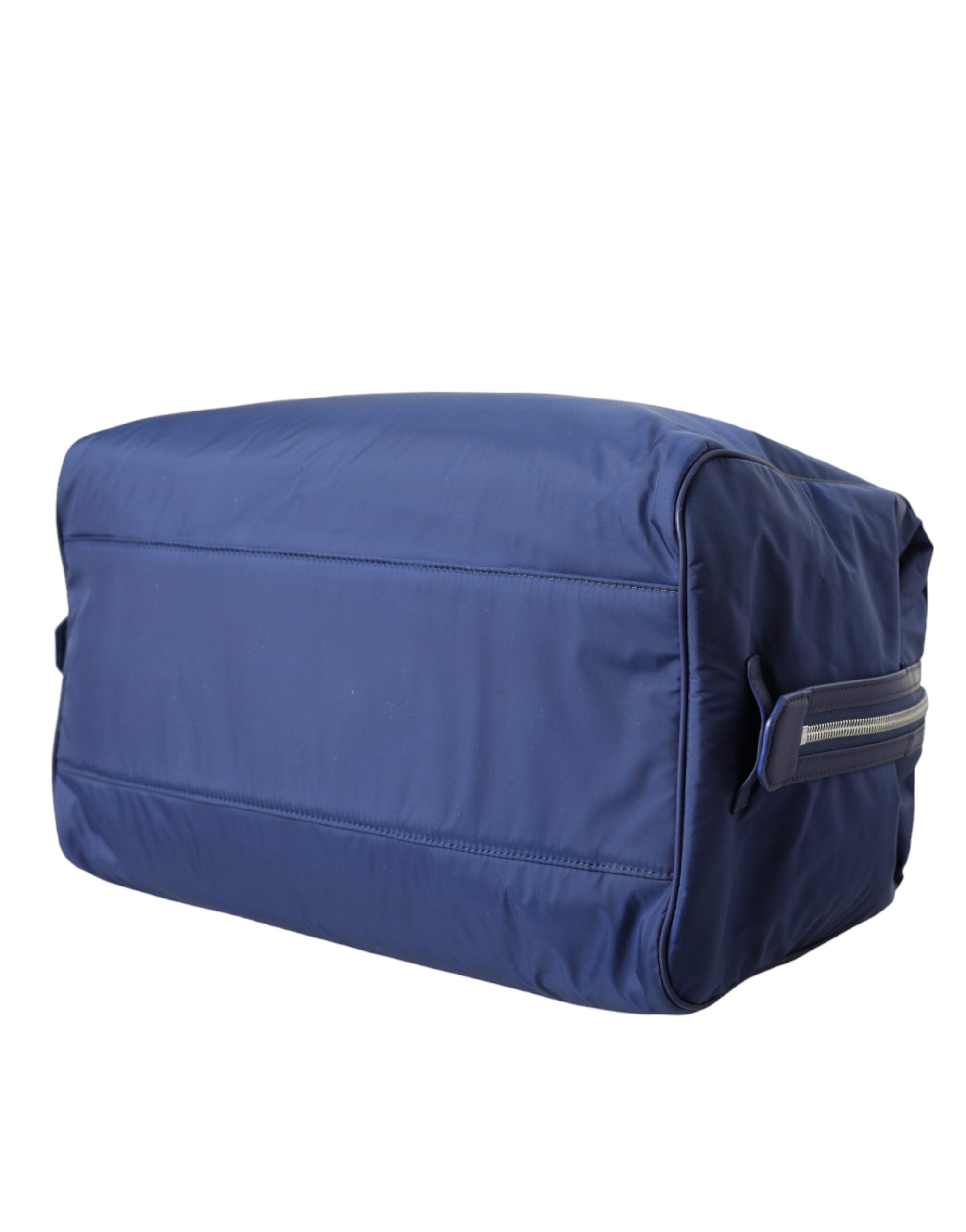 Sac à main Dolce & Gabbana en nylon bleu et cuir pour l'épaule ou la main, avec compartiments spacieux et design élégant.